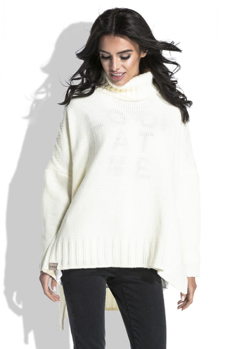 Sweter z szerokim golfem fb455