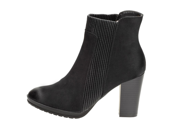 Czarne botki, buty damskie SABATINA DM17-5N