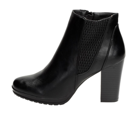 Czarne botki, buty damskie SABATINA DM17-6P