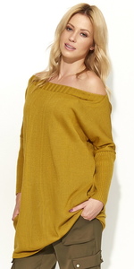 Sweter S51 - Musztarda