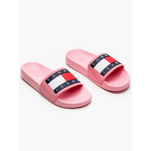 Tommy Jeans "Flag Pool Slide" Geranium Pink