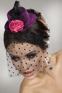 Ozdoba do włosów MINI TOP HAT 10