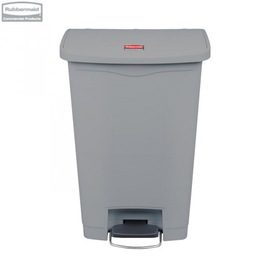 Kosz Slim Jim® Step-On 50L Resin Containers grey