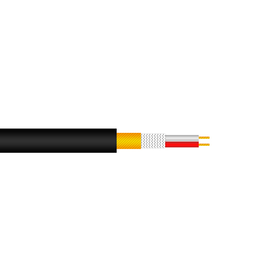 Kabel sygnałowy okrągły 2 żyły w ekranie (średnica zewnętrzna 6 mm)