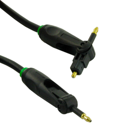 Przyłącze optyczne wtyk Toslink + wtyk 3.5mm na wtyk Toslink + wtyk 3.5mm 1.5m uniwersalne obrotowe