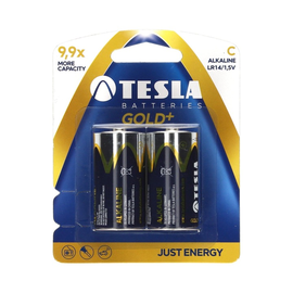 TESLA BATERIE LR14 GOLD+ BATERIE ALKALICZNE BLISTER 2sztuki