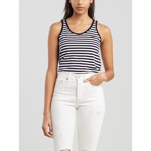 Levi's "bobbi Tank" Liza Mineral Black/White+