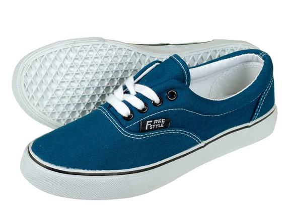 Markowe tenisówki FREE STYLE 412-13 blue