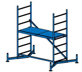 Rusztowanie aluminiowe KRAUSE ClimTec 3,00m 710116