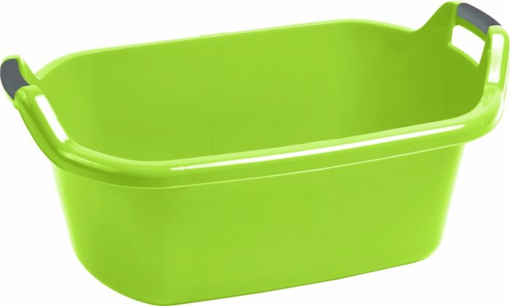 Miska 55L owalna z uchwytami zielona