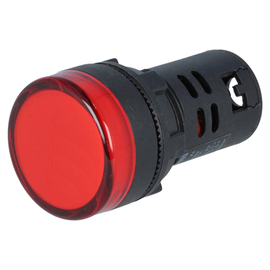 Lampka kontrolna 22mm LED 230V czerwona