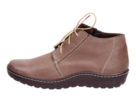 Ciepłe botki DEONI 570Brązowe POLSKIE buty