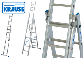 Drabina aluminiowa KRAUSE Stabilo 3x10 na schody - 7,65m 133762