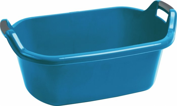 Miska 55L owalna z uchwytami niebieska