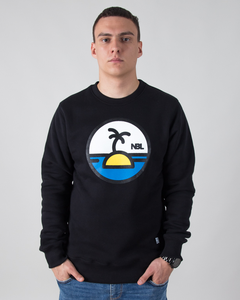 BLUZA BEZ KAPTURA PALM BLACK