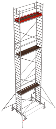 Rusztowanie aluminiowe jezdne KRAUSE Stabilo 100 (3,00 x 0,75m) - 11,40m 751164