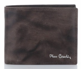 Klasyczny Skórzany Portfel Męski firmy Pierre Cardin Szary (kolory)