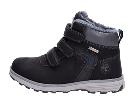 Czarne zimowe buty dziecięce BADOXX 7034