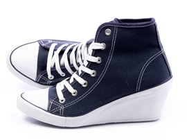 50%Trampki na koturnie granatowe McArthur IT03