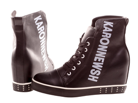 Wiosenne sneakersy trampki damskie 916 BK