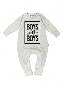 ROMPER DŁUGI RĘKAW "BOYS WILL.."