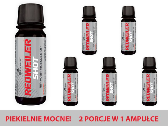 Olimp Redweiler Shot [6x60ml] - pomarańcz