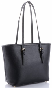 Klasyczne Torebki Skórzane firmy Genuine Leather Czarne