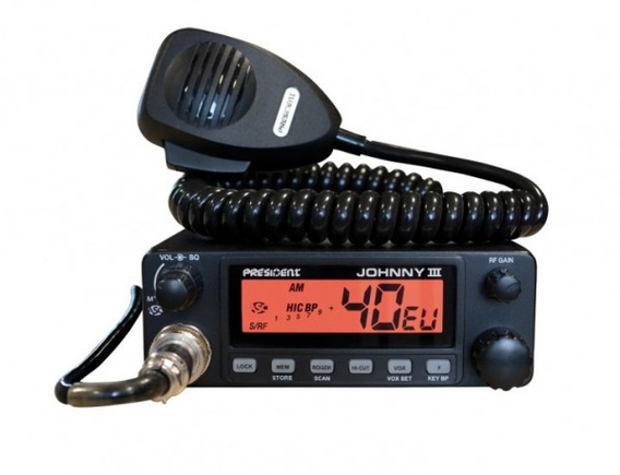 CB RADIO President Johnny III ASC - GWARANCJA 5 LAT ! - Dostępne od ręki