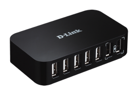 D-Link 7-Port USB 2.0 Hub - Dub-H7 - 7-portowy koncentrator USB 2.0 - dostępne od ręki