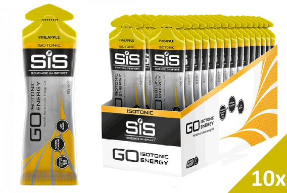 SIS GO Isotonic Gel 10x60ml - Ananas