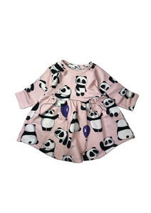 SUKIENKA POWDER PANDA PRINT