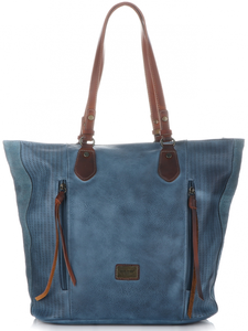 Firmowe Torebki Damskie David Jones w stylu Vintage Niebieskie
