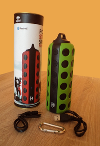 Głośnik Legato SOUNDCORE - bezprzewodowy Bluetooth - odporny IPX5 - zielony - funkcja zestawu głośnomówiącego - Portable Stereo Sport Speaker - dostęp