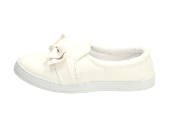 SLIP ON Białe tenisówki damskie BALADA B781-41