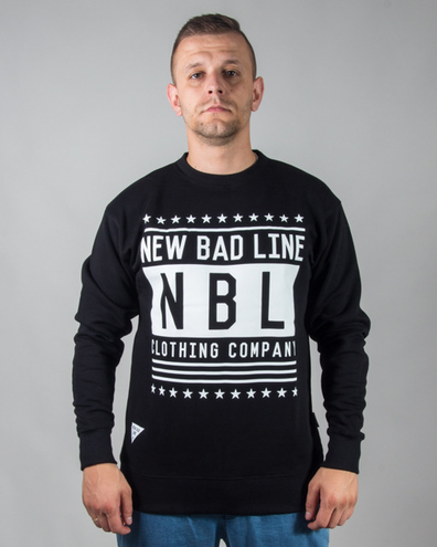 BLUZA BEZ KAPTURA SWAG BLACK