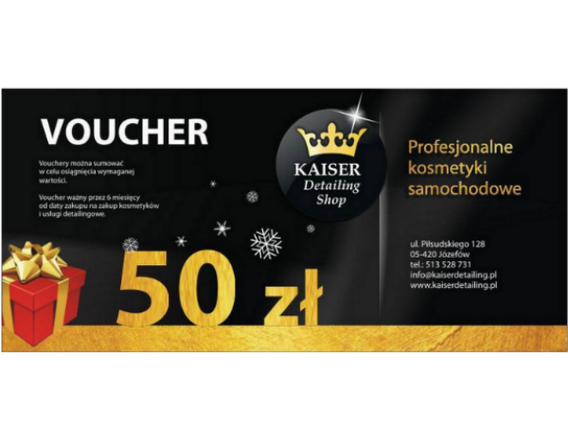 VOUCHER o wartości 50 zł