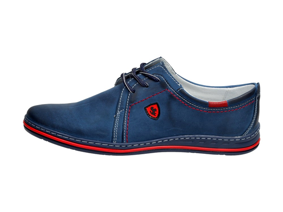 POLSKIE buty męskie POLBUT 343 Blu
