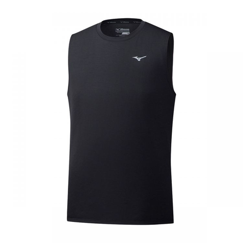Mizuno Impulse Core Sleeveless | CZARNA - męski bezrękawnik do biegania J2GA8008