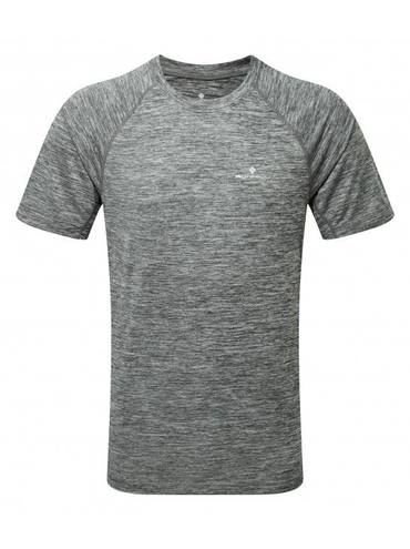 Ronhill Momentum S/S Tee | Grey koszulka do biegania