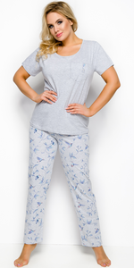 Piżama damska 2244 OLA AW/18 Plus Size