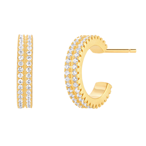 Kolczyki Mini Shine Gold