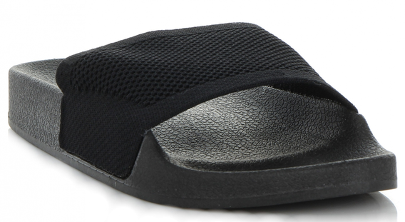 Uniwersalne Klapki Damskie firmy Ideal Shoes Czarne (kolory)