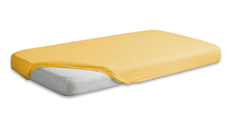 Prześcieradło Jersey Premium z gumką żółte 180x200
