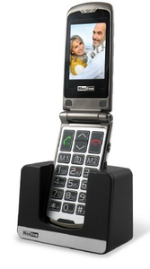 Maxcom MM822 telefon dla seniora z SOS stacja dokująca - BIAŁY - dostępny od ręki