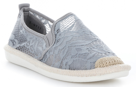 Oryginalne Espadryle Damskie firmy Ideal Shoes Szare (kolory)