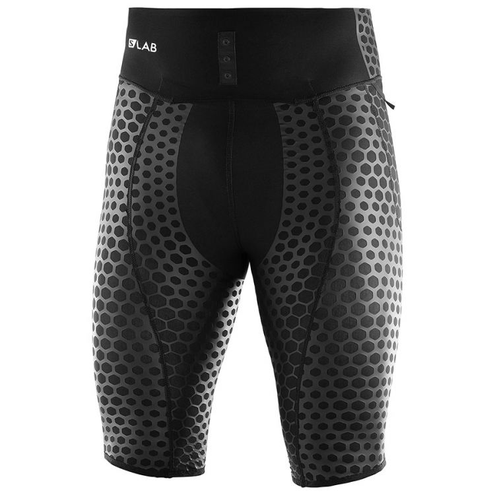 Męskie getry Salomon S-Lab EXO Half Tight dzięki właściwością kompresyjnym  zapewniają wsparcie postawy oraz gwarantują wsparcie dla mięśni podczas dł