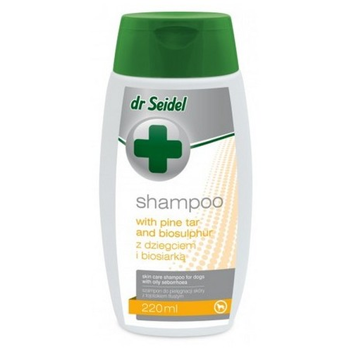 Dr Seidel Szampon dla Psów z Dziegciem i Biosiarką 220ml