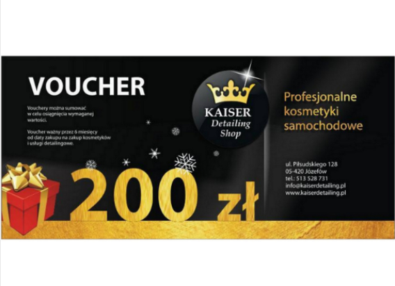 VOUCHER o wartości 200zł