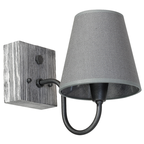 Kinkiet 1-PŁ THOR III ciemny abażur 922C Aldex