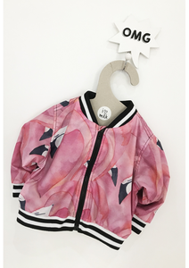 ORTALIONOWA BOMBERKA PINK FLAMING